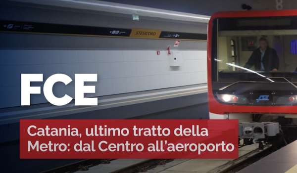 Copertina video Spot TV 30'' - Progetto Metro Catania - Obiettivo raggiunto